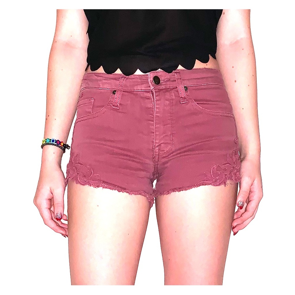 Maroon shorts